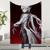 Blanket Throw Super Cosy Plush Living Genshin Room Sofa Couch Arlecchino Childish Impact Birthday Gifts
