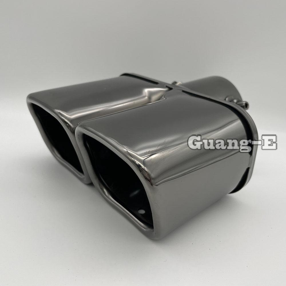 Styling Cover Stainless Steel Muffler Pipe Outlet Dedicate Exhaust Tip Tail For Nissan Kicks 2017 2018