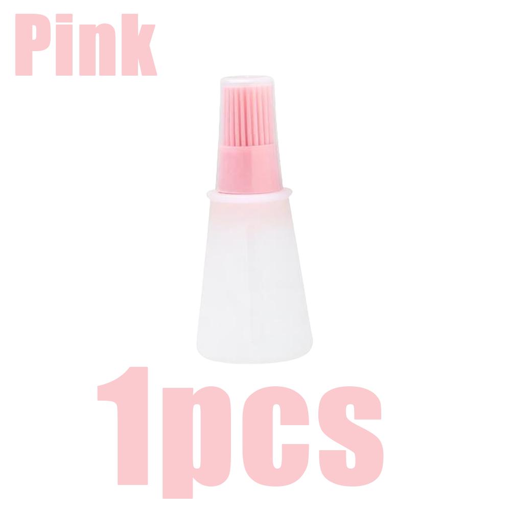 1/2/3pcs Silicone Oil Bottle Brush Oil Dispenser Bottle Barbecue Grill Oil Brushes Kitchen Pastry Steak Baking Household Tools