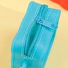 Reusable Silicone Card Holder Cartoon Hole Pattern Compact Wallet  Cartoon Money Bag For Daily Essential Storage