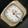 VINTAGE SEIKO 5 AUTOMATIC 7009A JAPAN MENS ARABIC WHITE DIAL WATCH A702460-5 R124-a702460