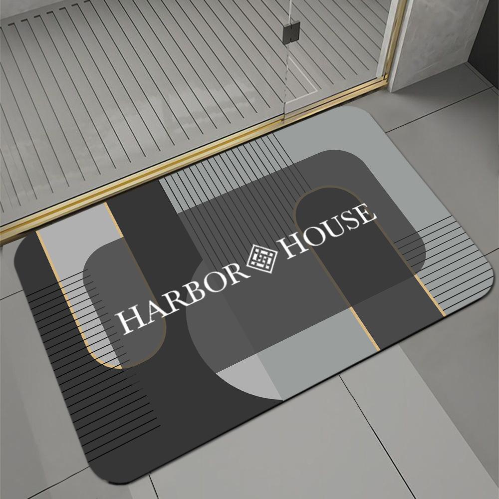 Ceramic Bathroom Gift Floor Mat Doormat Bathroom Absorbent Non-Slip Mat Logo Toilet Carpet Order System