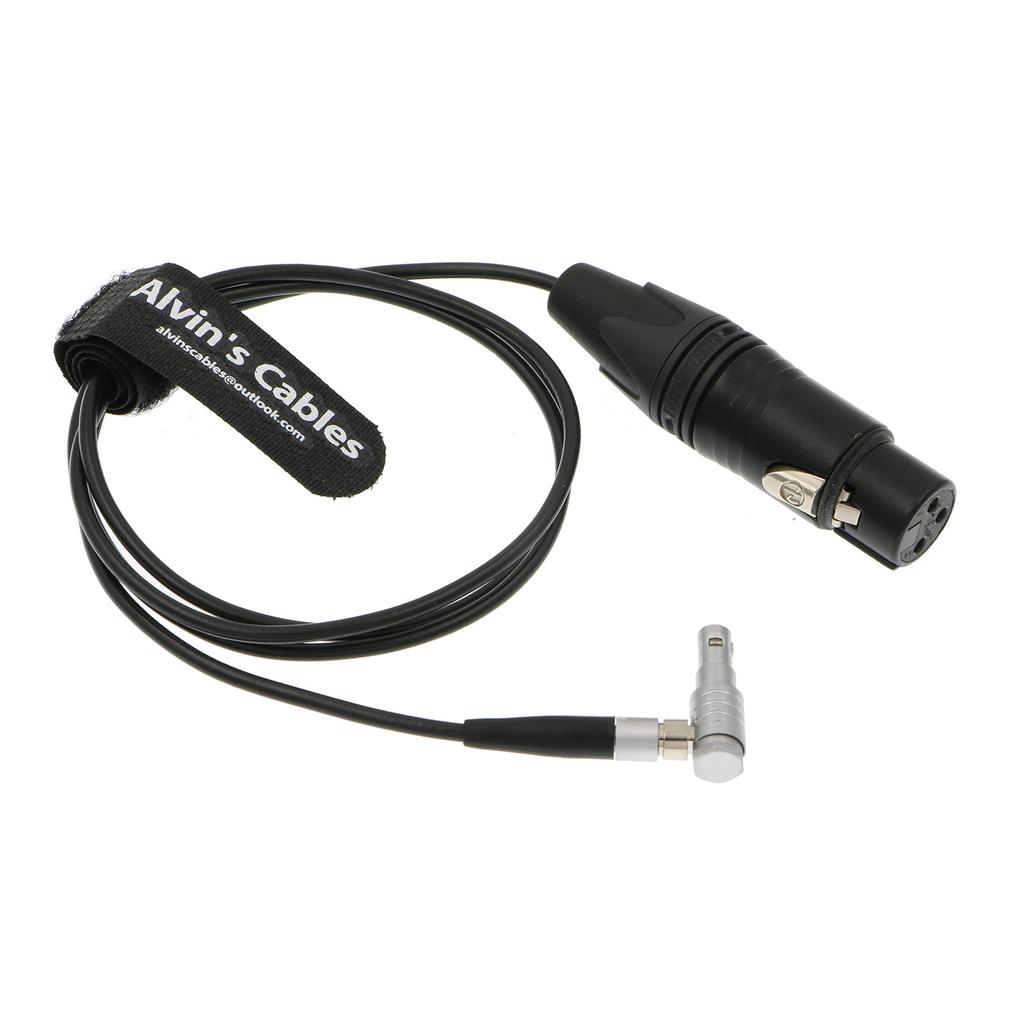 Cables Alexa Mini Compatible Audio 00 Male To XLR 1M Alvin's Cable, 5-pin 3-pin Female, L-shaped,