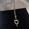 Punk Unisex Anhänger Halskette Vintage Schmuck Schlüsselbein Kette Mit Einzigartigem Design Für Den Täglichen Gebrauch