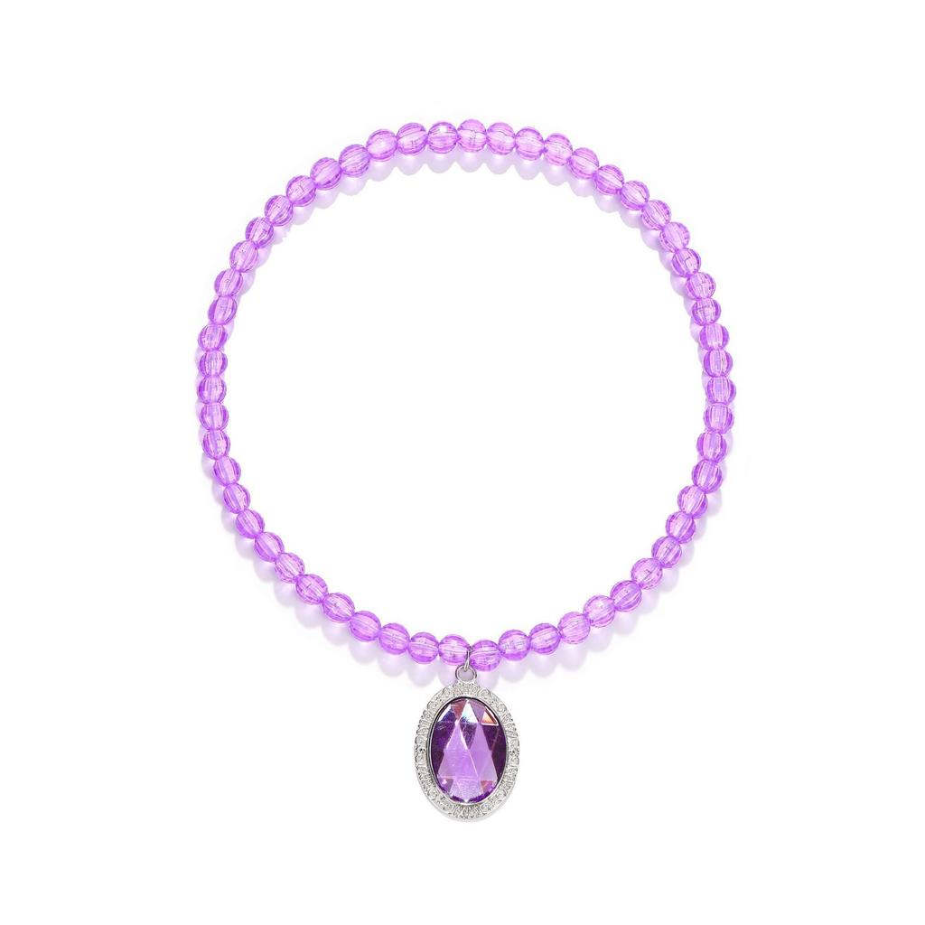 Accessori da Principessa Cosplay Gioielli per Bambini Collana Viola a Coda di Pesce Accessori