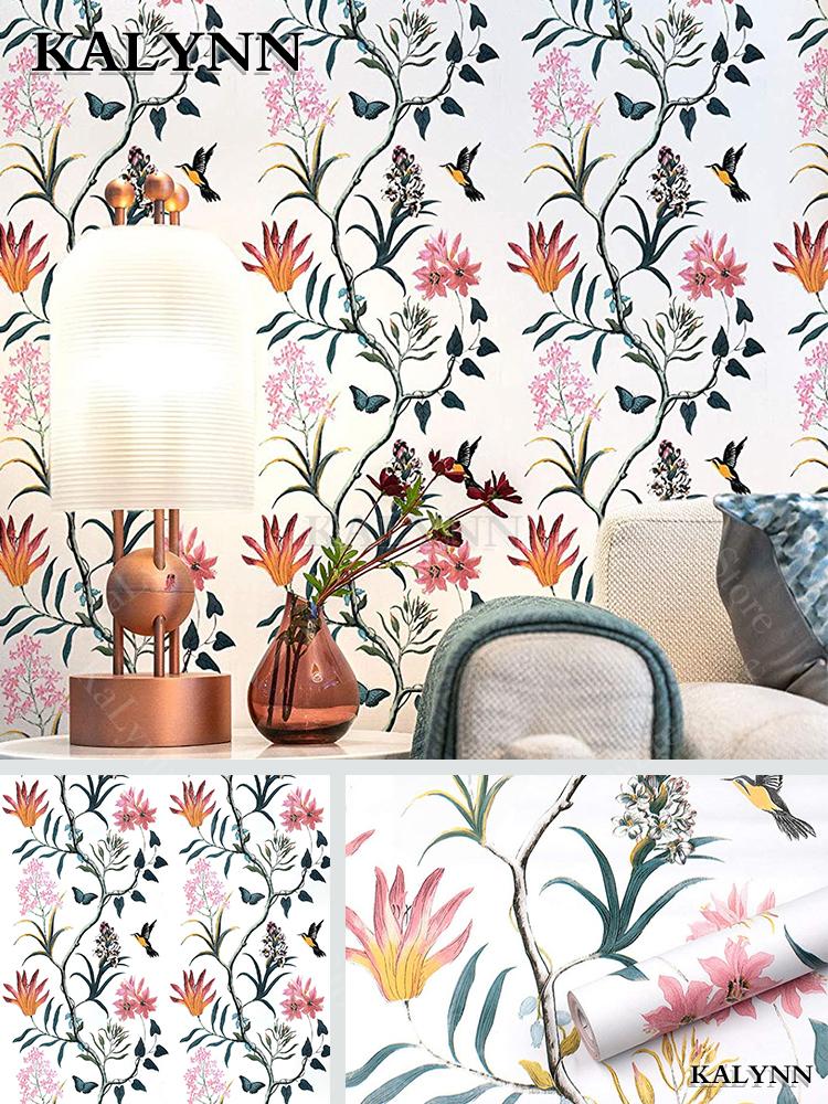 Vinyl Contact Paper Wood Wallpaper Stick and Peel Removable Self Adhesive Wall Paper for Living Room Bedroom Kitchen Width 45cm