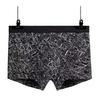 Men Boxer Underwear Elastic Mid-Rise Three-Dimensional Tailoring Shorts Briefs U-Convex Quick-drying Panties