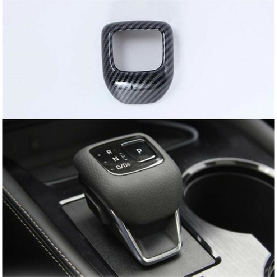 For 2021 2022 Nissan NEW Rogue Carbon Fiber ABS Inner Gear Shift Knob Cover Trim