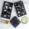 4/8/15 Grids Large Silicone Ice Cube Tray Ice Mold For Whiskey Bourbon Cocktails Home Party Diy Ice Maker Mold Kitchen Tools