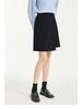 2025 Autumn/Winter Women's Luxury Deep Gray Irregular Slimming Hip-Wrap Short Skirt