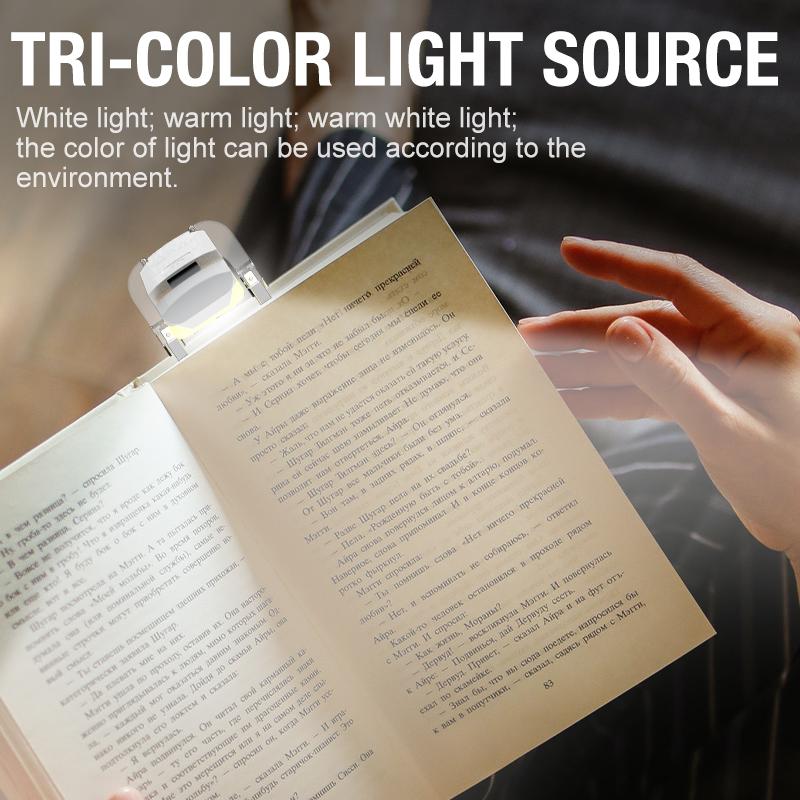 USB Mini Foldable Reading Lamp with Eye Protection for Portable Book Reading