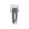 Adidas Sports Lifestyle Series Logo Pattern Mid-Rise Straight Leg Casual Knit Joggers Women Joggers Gray JX6845