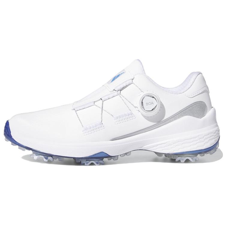 New Adidas ZG23 Boa Golf Cloud White Blue Fusion Met. Silver Metallic Women's GZ2171