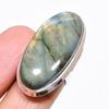 Labradorite Gemstone 925 Sterling Silver Jewelry Ring Size Adjustable KJ-315