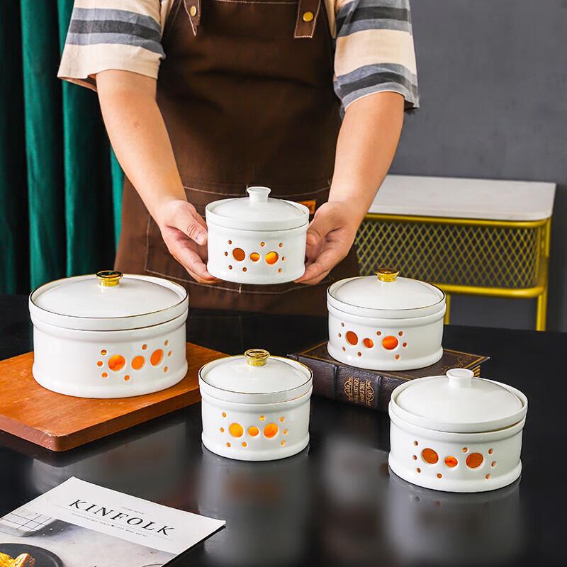 Jingdian Guangnian Gold Rim Ceramic Stew Pot