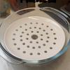 Multipurpose Ceramic Steamer Plate: Dumplings, Seafood, Fruit, and More