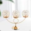 Candle Metal Crystal Candelabra Wedding Decoration Centerpieces Dining room and home Decor
