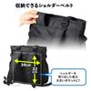 Sanwa Direct 3-Way Tote Bag, 15 Pockets, A4/15.6-inch Laptop Storage, Adjustable Handle Length, 200-BAG172BK (1 Bag)