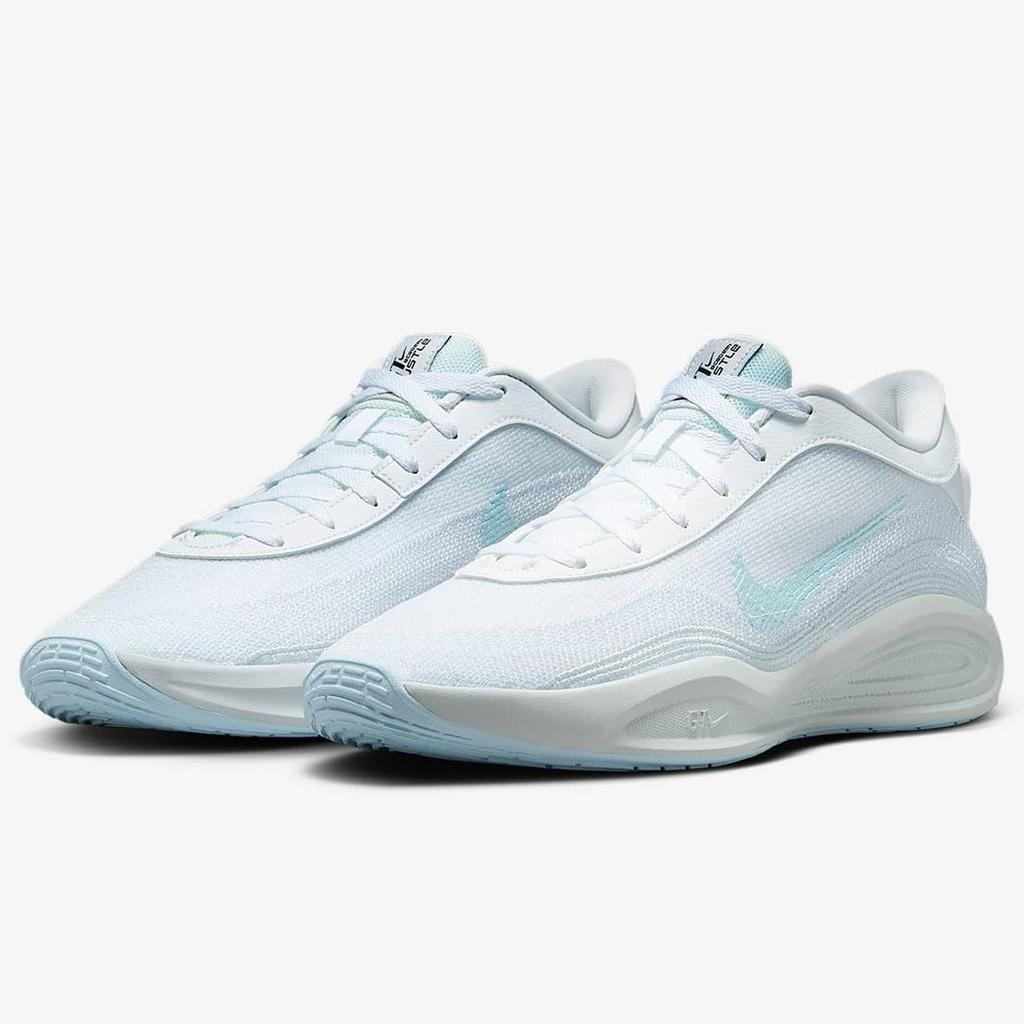 Nike Hustle Academy EP Size G.T. (White/Pure Platinum/Glacier Blue) FJ7808-101, 26.0cm