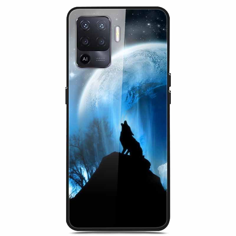 For OPPO Reno 5 Lite Case Luxury Tempered Glass Bumper for OppoA94 4G Phone Cover For OPPO A94 4G/ Reno5 Lite Glass Coque A94 4G