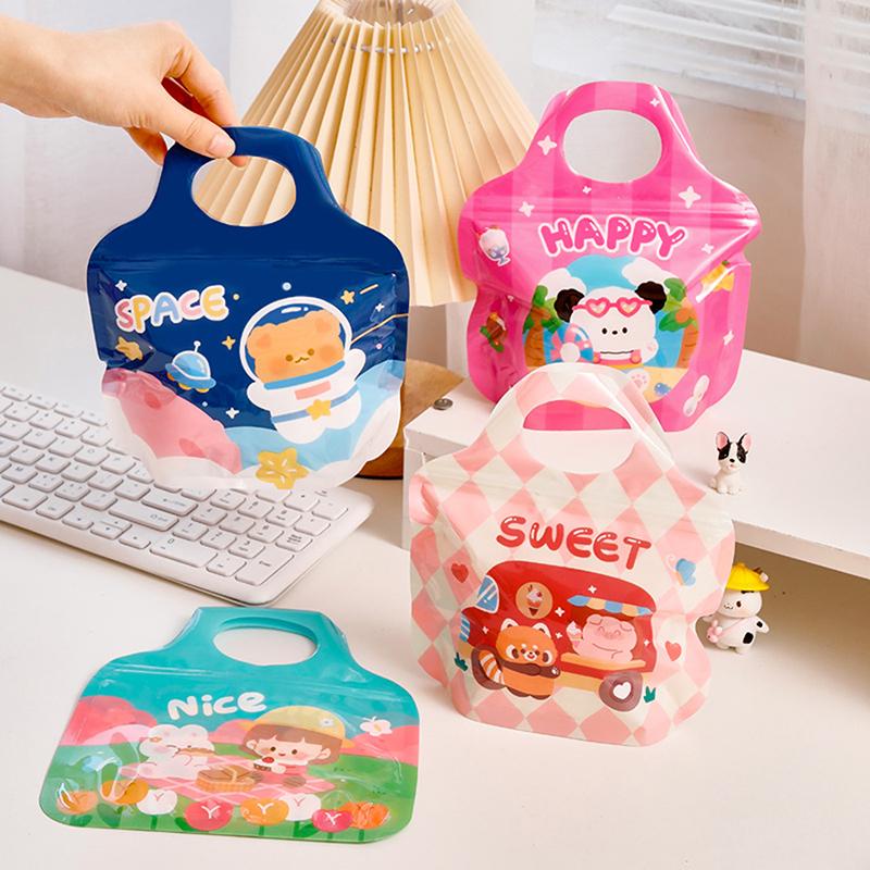 20 Pezzi Sacchetto Sigillato Alieno Sacchetto Sigillato Cartone Animato Carino Mini Sacchetto Portaoggetti Sacchetto Imballaggio Cartone Animato Regalo per Festival