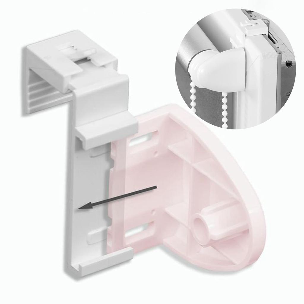 20/60Pcs Roller Blind Brackets Accessories Roller Curtain Replacement Part Window Shade Adjustable Clamp Holder Carriers