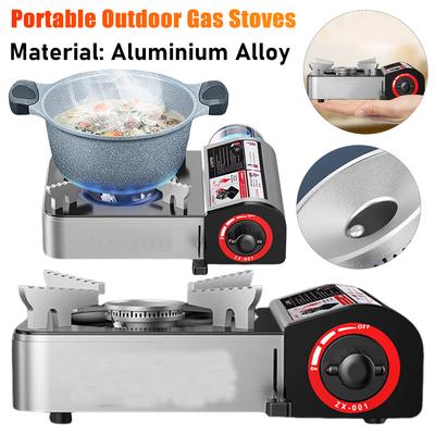 Portable Butane Camping Stove Automatic Ignition Gas Stove Butane Stove Backpacking Stove for Emergency Outdoor Cooking Hiking
