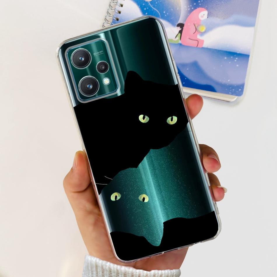 For Realme 9 Pro 5G Phone Case Realme 9Pro RMX3471 RMX3472 Elegant Printing Soft Silicone TPU Back Cover