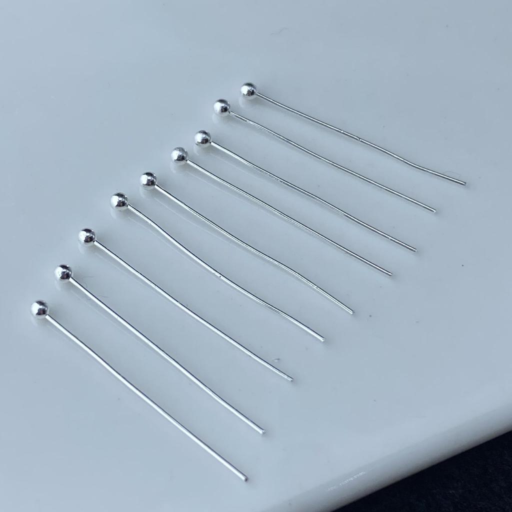 Copper Color-Preserving Large Ball Head Needles for DIY Jewelry and Bead Stringing.