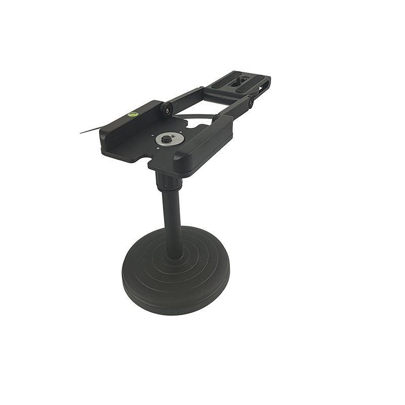 Telescopic Phone Stand with Strong Clamp for Live Broadcasts and Overhead Food Photography, Includes Fill Light