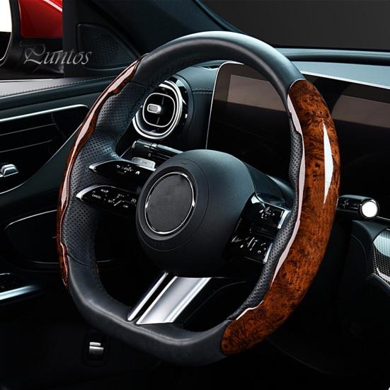 1 Pair Durable Super-thin Breathable Steering Wheel Protector Anti-skid Steering Wheel Cover Automobile Accessories