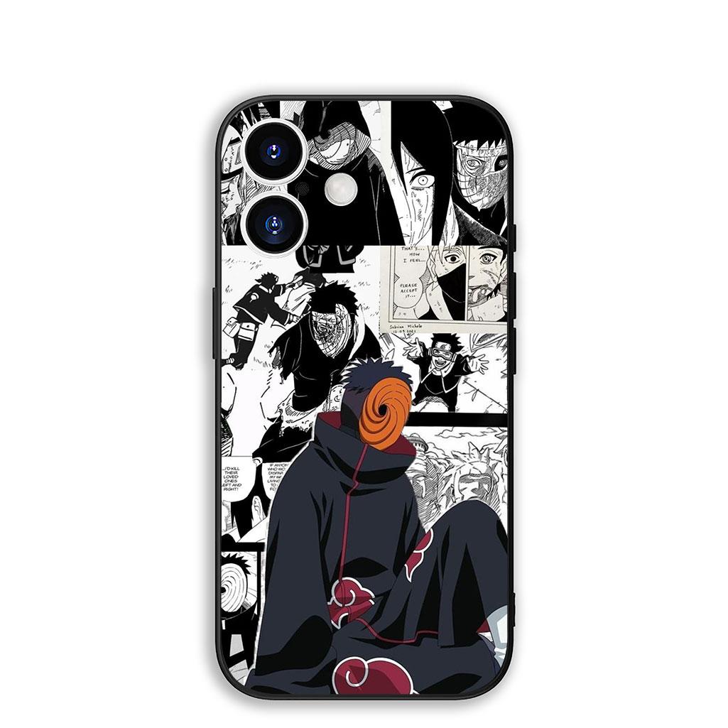 

Cover for Apple iPhone 17 16 Plus 13 12 Pro Max Mini X XR Xs ProMax 16E 15+ 17+ Air Phone Case Obito Uchiha Itachi Tobi Narutos iPhone 16