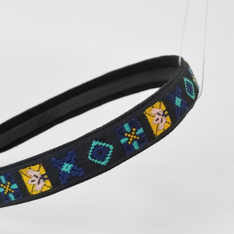 LALA Geometrisches Diamant Ethno Haarband M