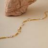 Elegantes Handgefertigtes 18 Karat Vergoldetes Zirkonia Eingelegtes ABS Perlen Armband Damen Exquisiter Schmuck