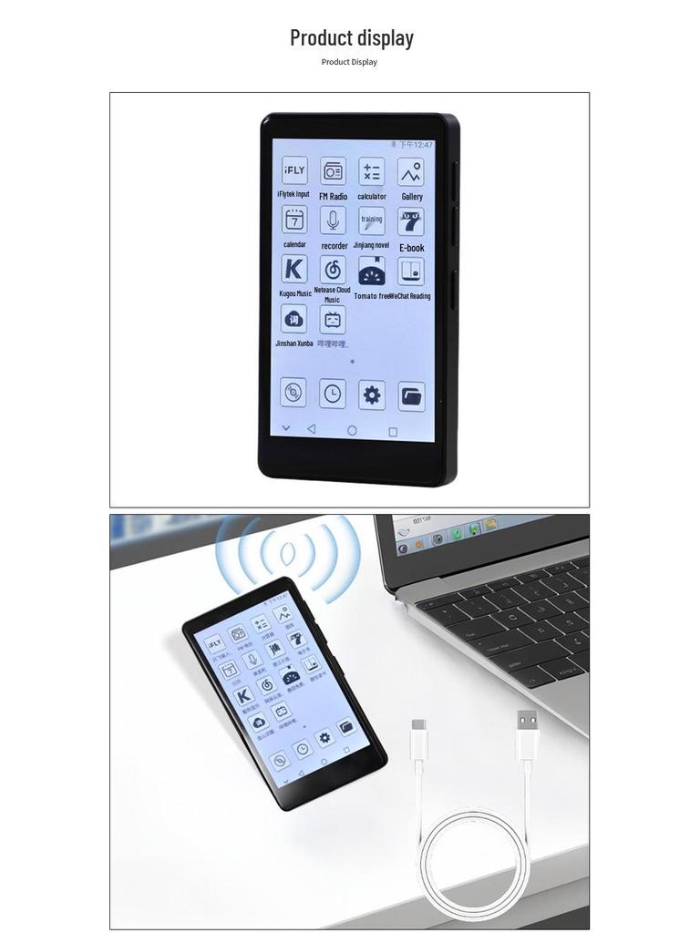 Portable Octa-Core Wi-Fi Smart Reader with Eye-Care Technology