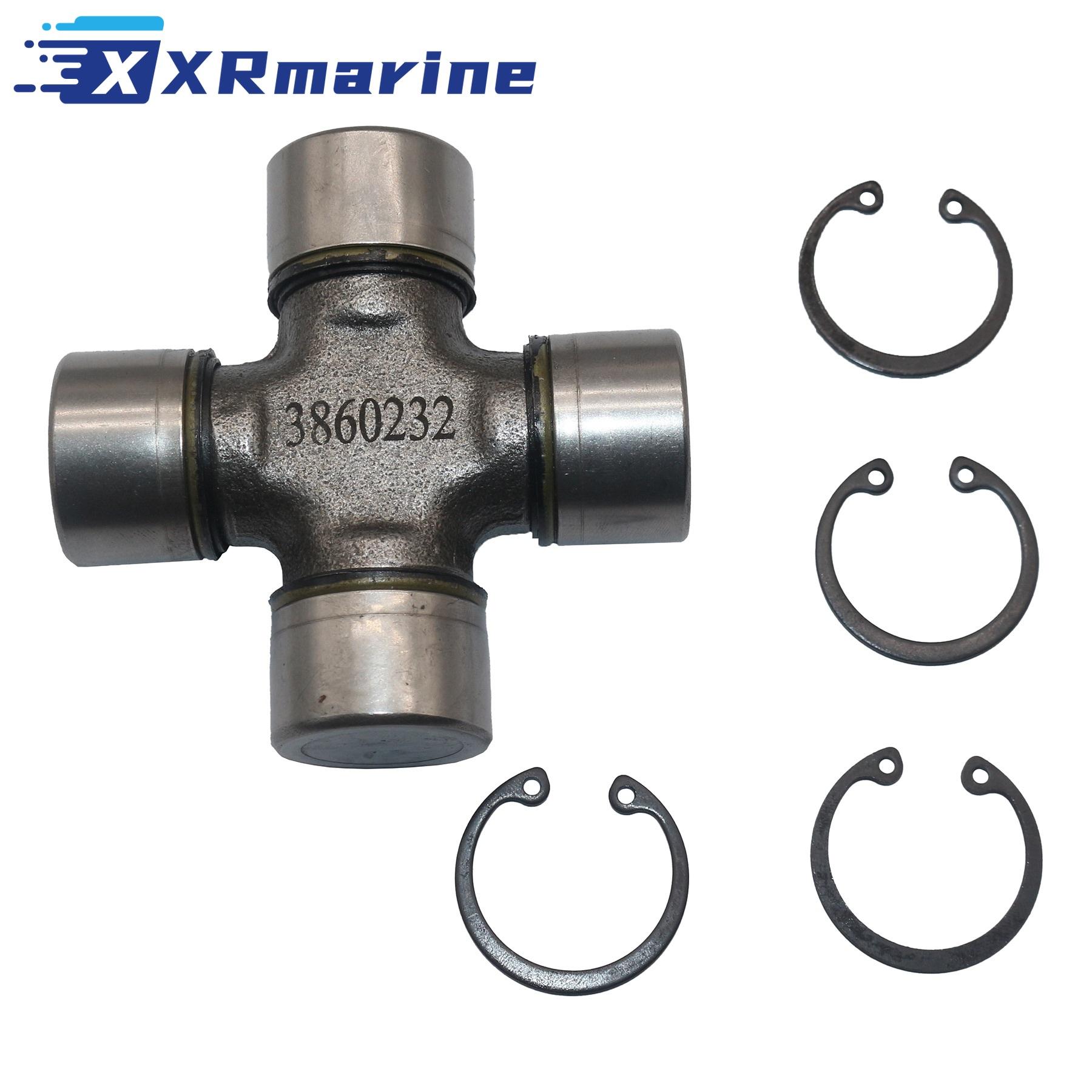 3860232 U-Joint Cross Kit 854619 for Volvo Penta MerCruiser Alpha 1 Gen 2 Bravo 865496A01 865510T 865511T 18-6406 3860232