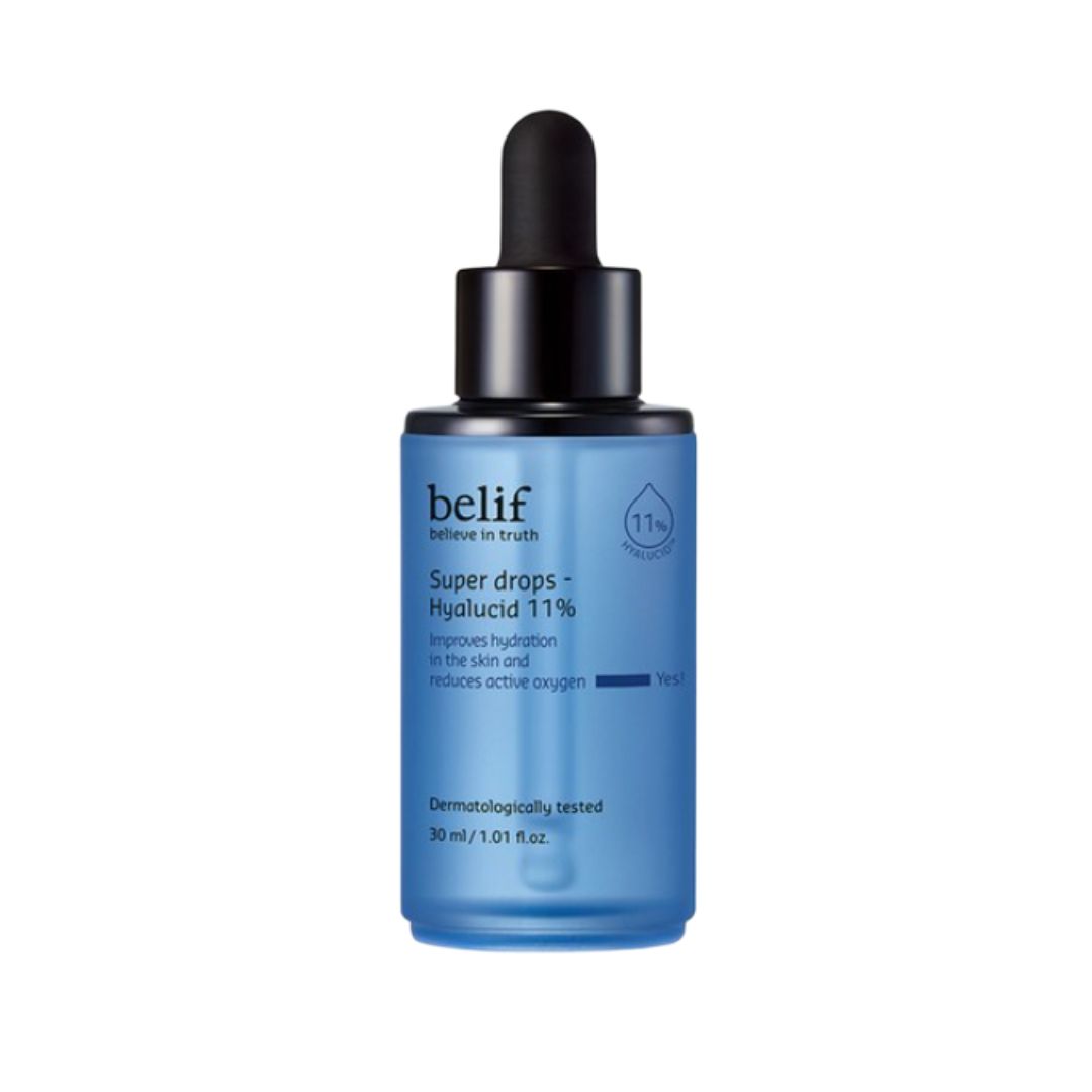 belif Super Drops Hyalucid 11% Ampoule Intensive Hydration & Plumping Face Serum 30ml