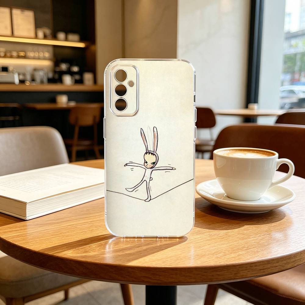 Cute Y-Yoshitomo N-Nara  Phone Case For SamsungA10,12,20,21S,30,31,40,50,51,52,70,71 Transparent Cover