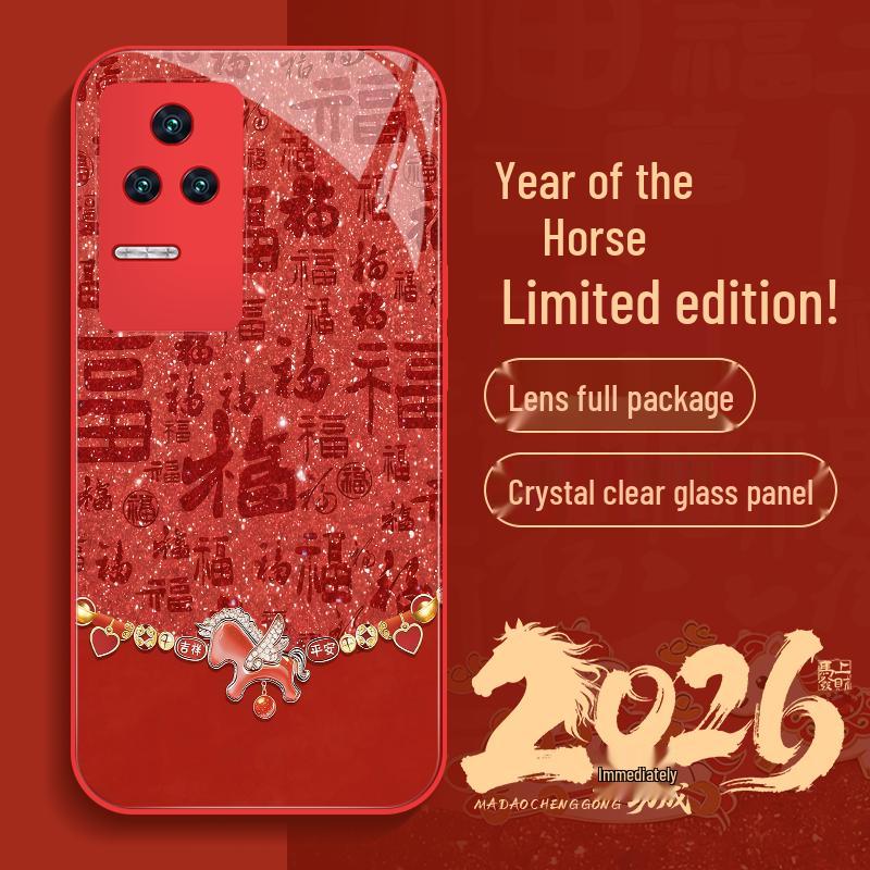 Redmi K50/K50 Pro Chinese New Year Auspicious Horse Phone Case