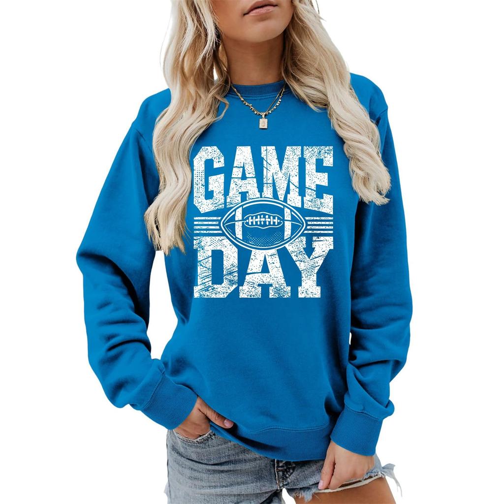 Unisex Fashion Printed Crewneck Sweatshirt, Long Sleeve Casual Pullover for Fall, Winter and Everyday Wear