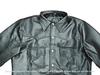 AL KHALID Real New Men's Black Leather Shirt Real Lambskin Causal Fashion Wear Shirt