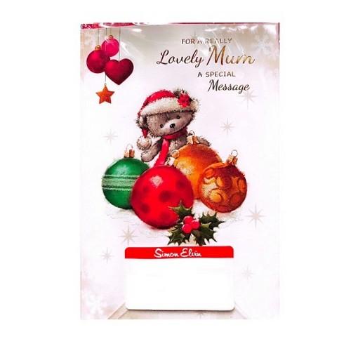 Simon Elvin For A Really Lovely Mum Mum Christmas Card (Pack of 6)