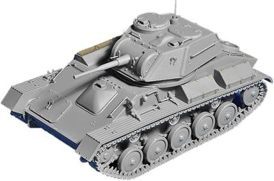 Miniart 1/35 Scale T-80 Soviet Light Tank with 5 Crew Figures, Workable Tracks, Plastic Model Kit MA35243
