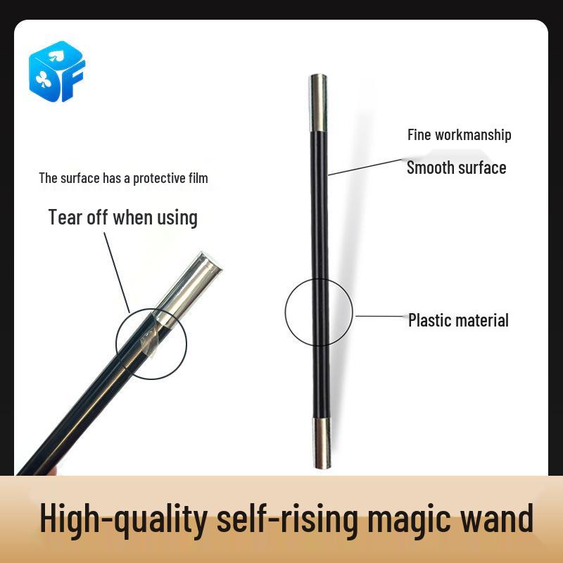 Auto-Rising Children's Magic Wand In Electroplated Gift Box