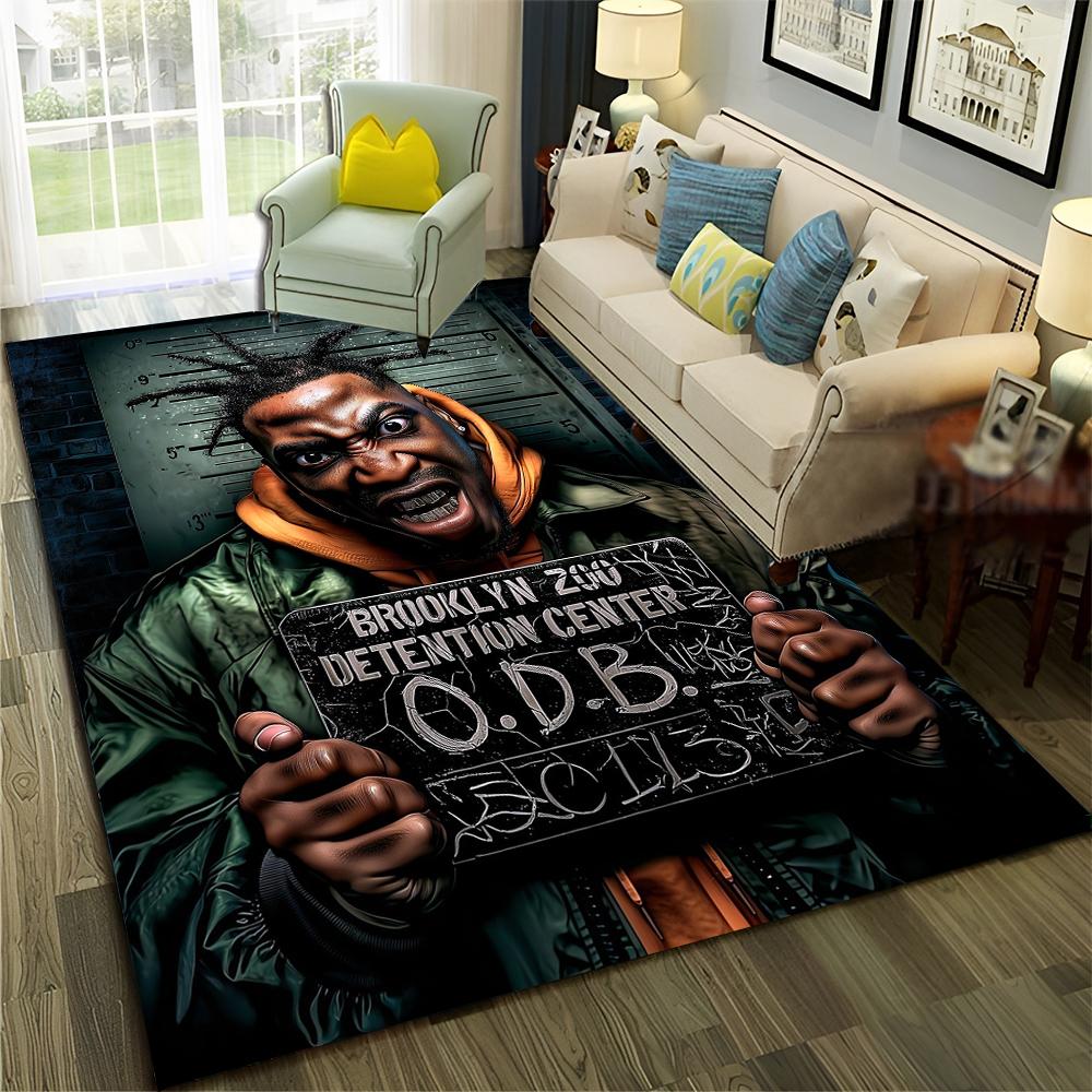 

27 Style Rappers Art Cartoon Tupac Snoop Dogg Hip Hop Rug for Bedroom Living Room Sofa Home Doormat Decor, Non-slip Floor Mat 80x120cm( 31x47in)