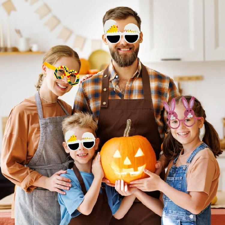 Cartoon Eyeglasses Frame Props Easters Costume Party Favors Funny Novelty Easters Party Photography Easters Eyeglasses