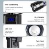 Super Bright Flashlight Powerful Rechargeable Torch High Power LED Flashlight Digital Display Torch Light Long Range Outdoor Hand Lamp