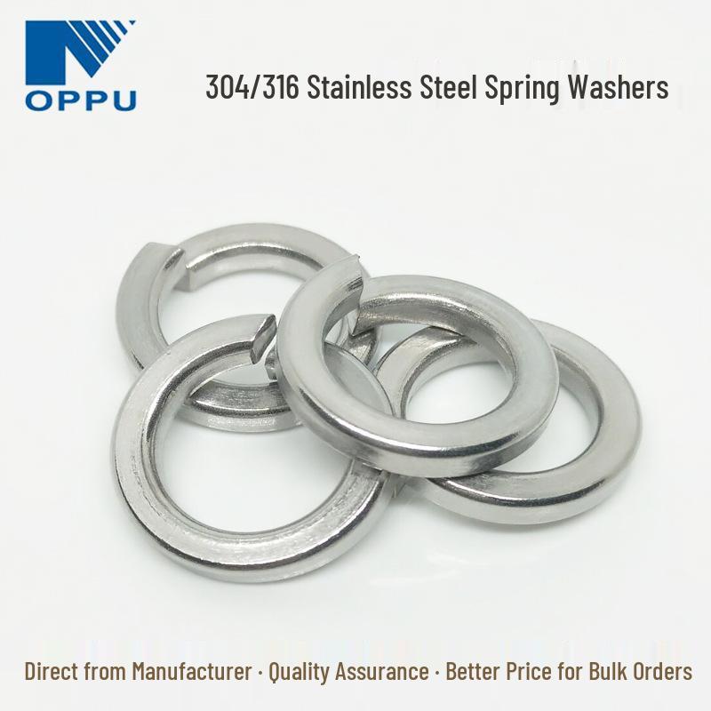 304/316 Stainless Steel Spring Lock Washers - Standard Type
