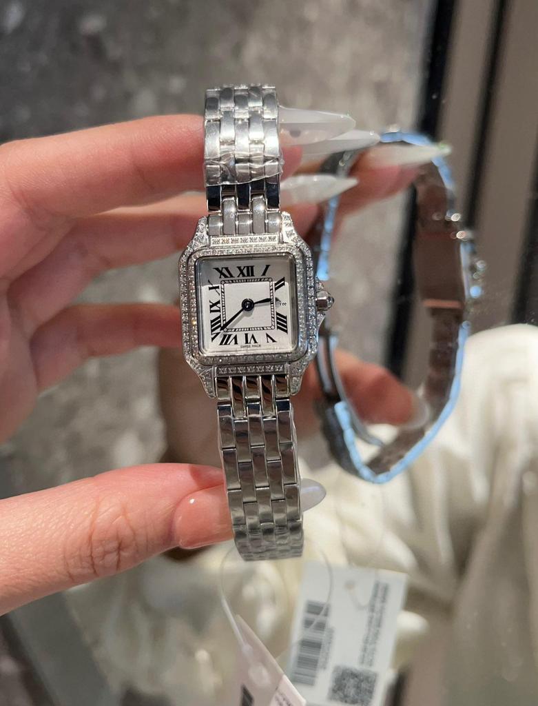 Korean Vintage Leopard Santos Quartz Women's Watch