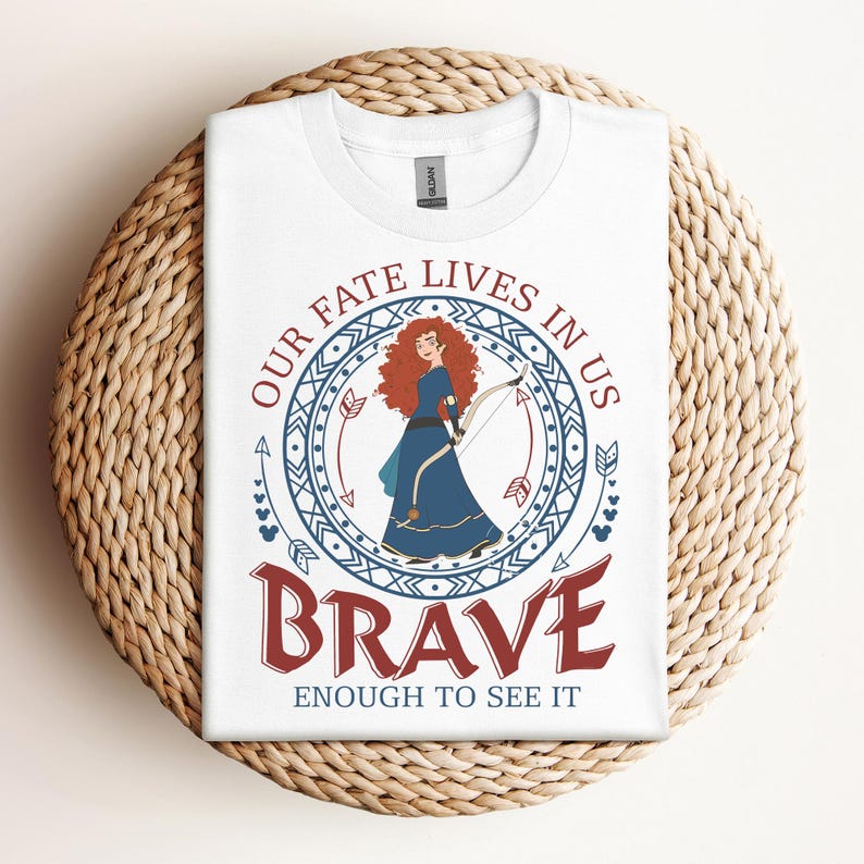 Retro Disney Princess Merida T-shirt, Disney Brave Enough To See It Shirts, Disneyworld Shirt, Disneyland Family Trip Shirt, Birthday Gift 130